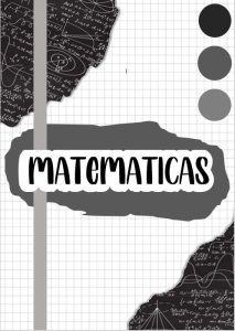 Ideas de portadas matemáticas