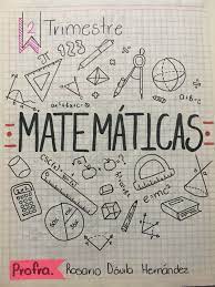 Ideas para portadas de matemáticas originales
